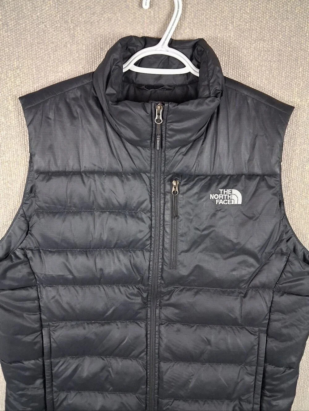 The North Face Aconcagua 2 Down Puffer Vest Mens Large Black 550-Fill Insulated
